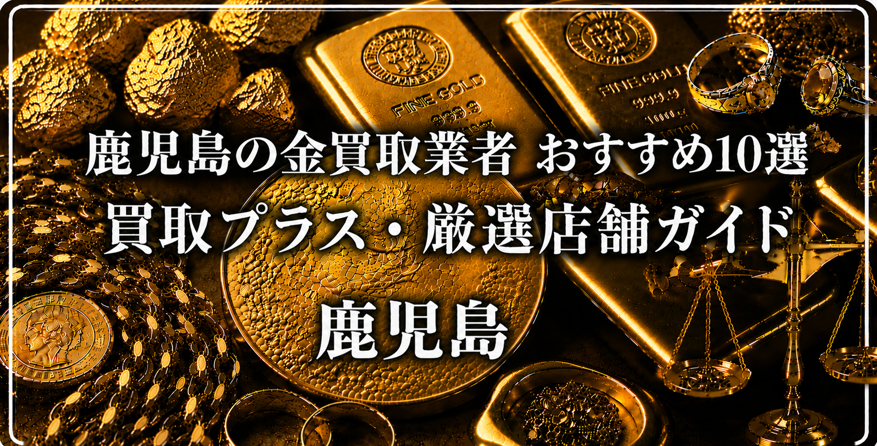 2026年06月最新版】【鹿児島】金買取のおすすめ業者10選｜口コミ・評判