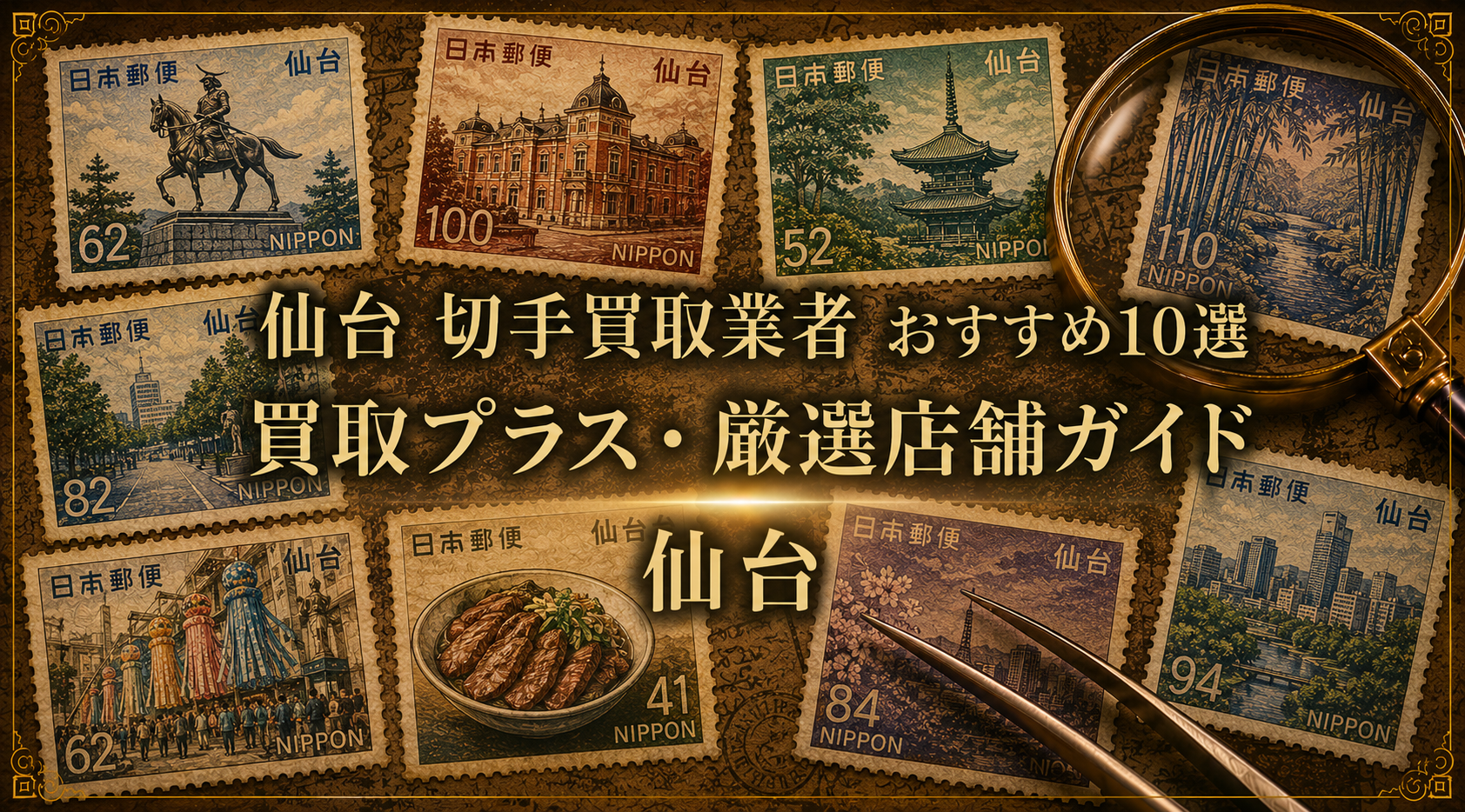 2026年06月最新版】【仙台】切手買取のおすすめ業者10選｜口コミ・評判 