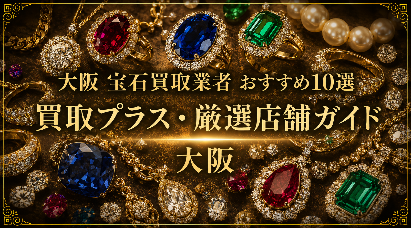 2026年06月最新版】【大阪】宝石買取のおすすめ業者10選｜口コミ・評判 